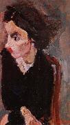 Chaim Soutine Profile of a Woman oil painting artist